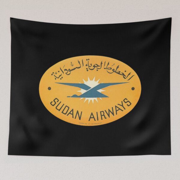 Item preview, Sudan Airways Vintage Luggage Label designed and sold by FutureTraveller.