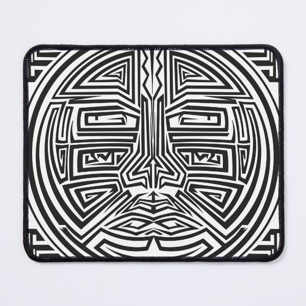 Item preview, illustration of a tribal face designed and sold by AlexGrafs.