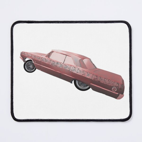 Item preview, 64 Red Ford Impala lowrider designed and sold by TaraPen.