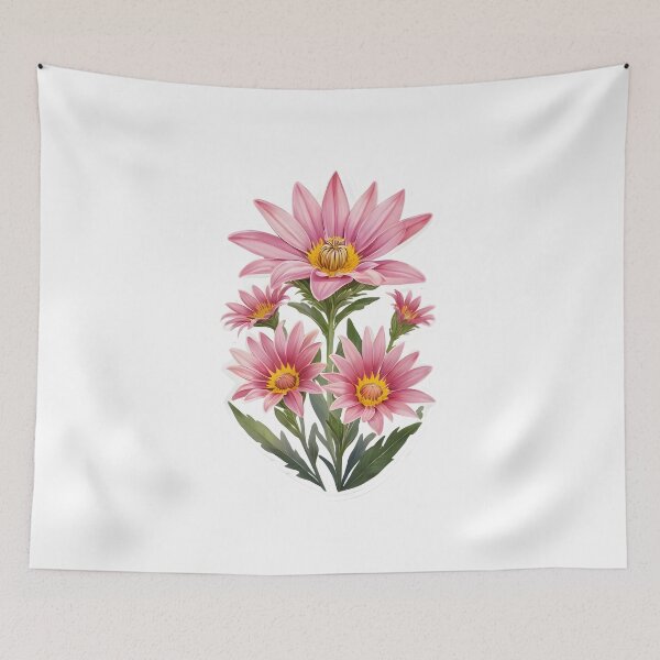 Item preview, Pink Gazania (Gazania rigens) designed and sold by HOMETOWN86.