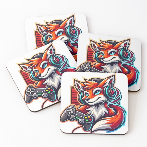 Item preview, Mascot Gaming Fox Art designed and sold by DesignHub.