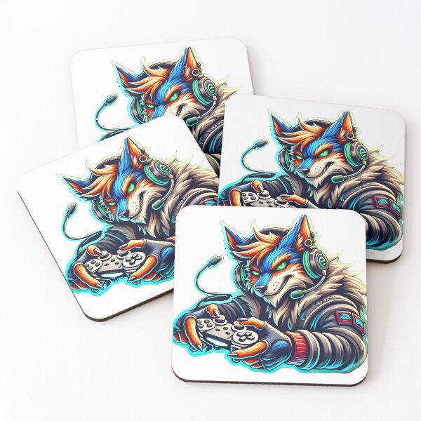 Item preview, Mascot Fox Art designed and sold by DesignHub.