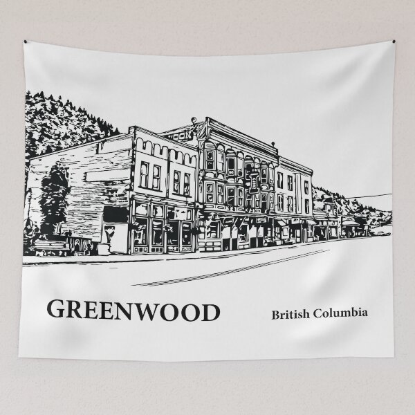 Item preview, Greenwood British Columbia designed and sold by Lakeric Cityscapes.