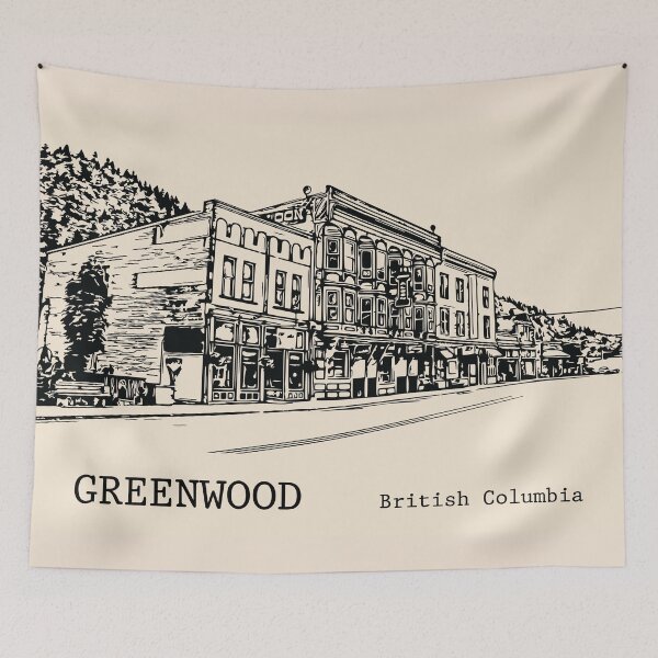 Item preview, Greenwood British Columbia designed and sold by Lakeric Cityscapes.
