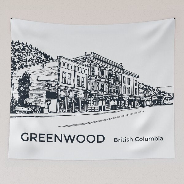 Item preview, Greenwood British Columbia designed and sold by Lakeric Cityscapes.