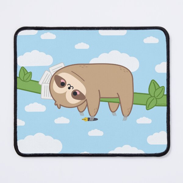 Item preview, The sloth writes designed and sold by fanwriterit.