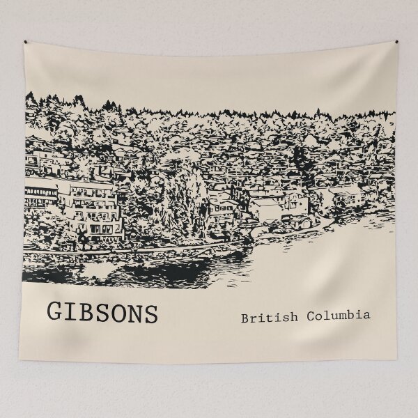 Item preview, Gibsons British Columbia designed and sold by Lakeric Cityscapes.