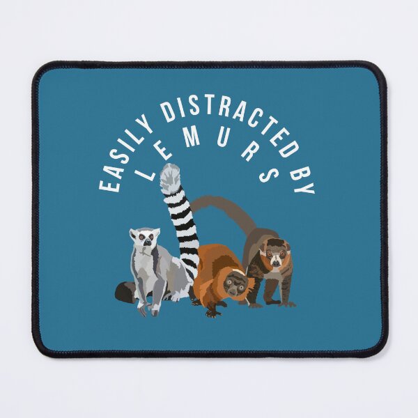 Item preview, Easily Distracted By Lemurs  designed and sold by PrettylittlepastelUk.