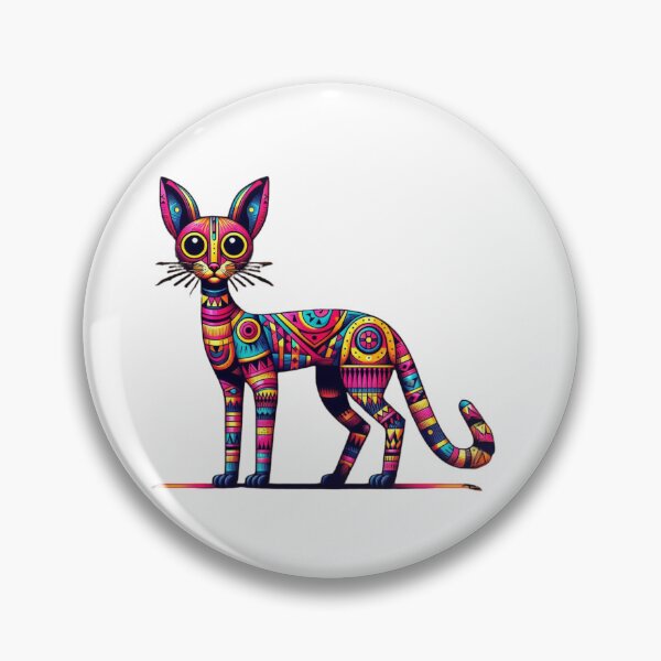 Item preview, Colourful manga, Egyptian, inka  cat, fantasy cat designed and sold by Coolparrotgirl.