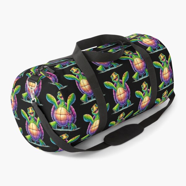 Item preview, Tortuga arcoíris alegre: arte colorido y tierno con forma de tortuga designed and sold by Pastel-Pulse.