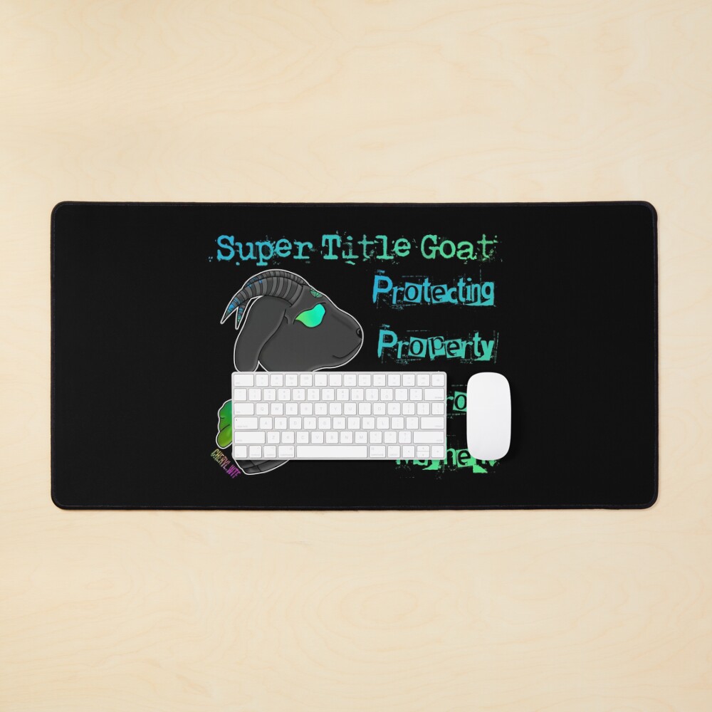 Item preview, Desk Mat designed and sold by WickedTitle.