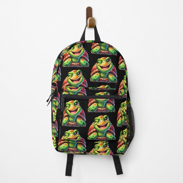 Item preview, Winking Colorful Turtle – Cute and Playful Turtle Art designed and sold by Pastel-Pulse.
