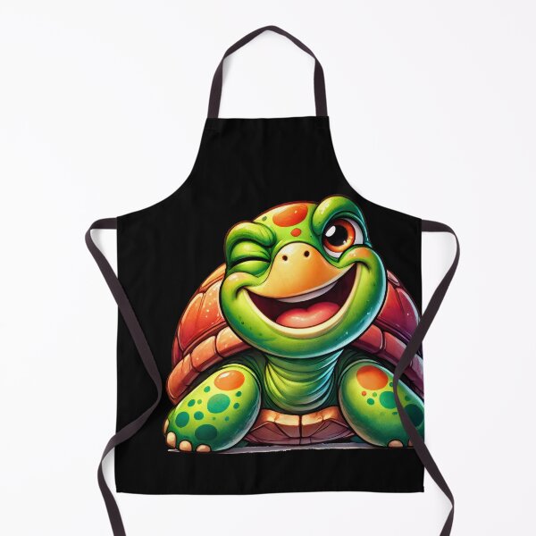 Item preview, Winking Colorful Turtle – Cute and Playful Turtle Art designed and sold by Pastel-Pulse.