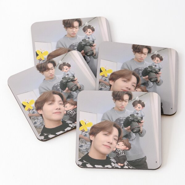 Artikelvorschau, Hoseok und Jungkook mit Chibi Hobi und Kookie entworfen und verkauft von catrinaversy.