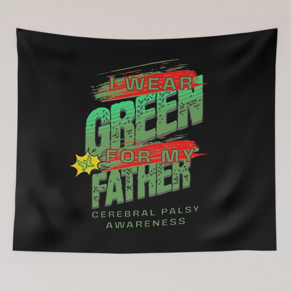 Item preview, I Wear Green For My Father Palsy Awareness designed and sold by Dominic-Design.