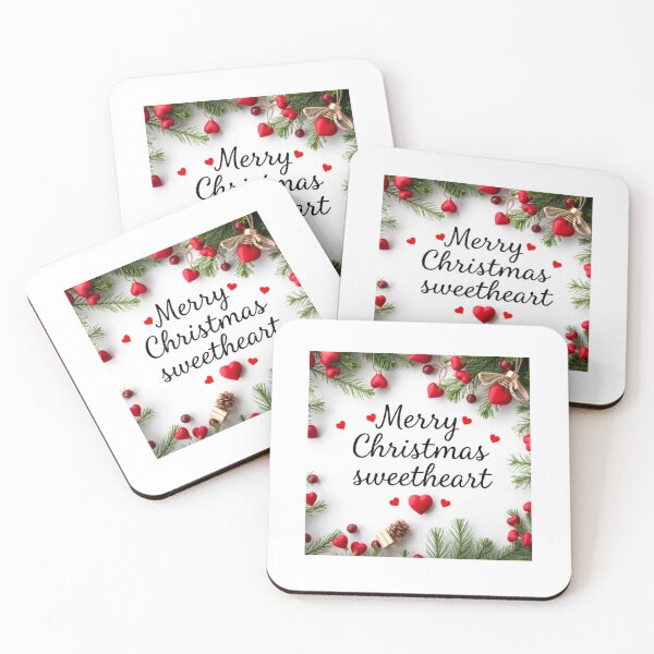 Item preview, Merry Christmas, Sweetheart with Heart Accents designed and sold by Ric-Rach.