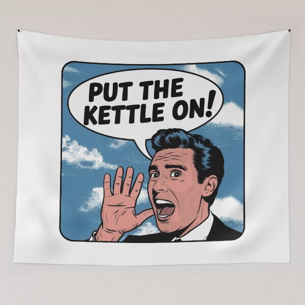 Item preview, Put The Kettle On designed and sold by Angry Swan Designs.