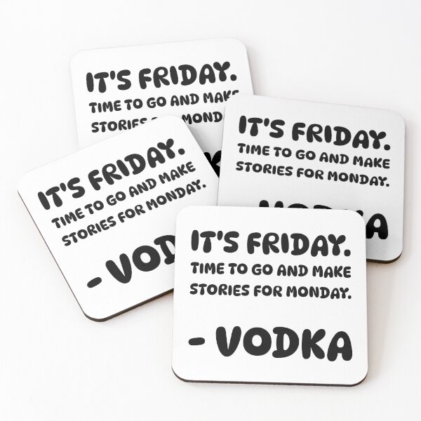 Item preview, Vodka Story Quote designed and sold by digifun.
