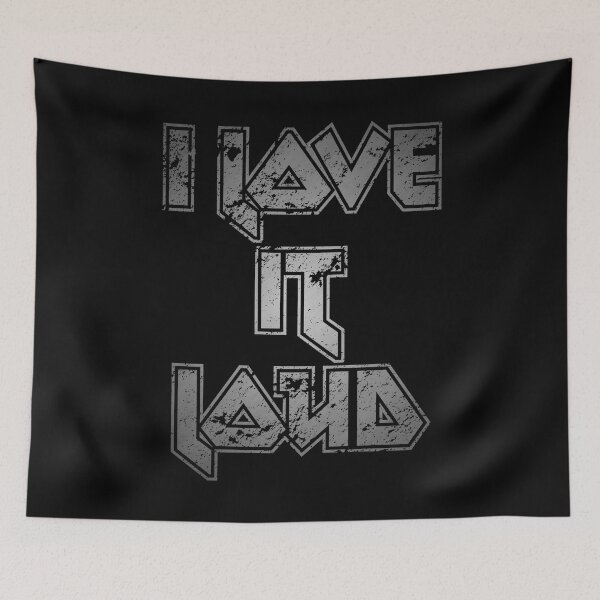 Item preview, 80's Heavy Metal Classic // I Love It Loud designed and sold by MagicEyesOnly.