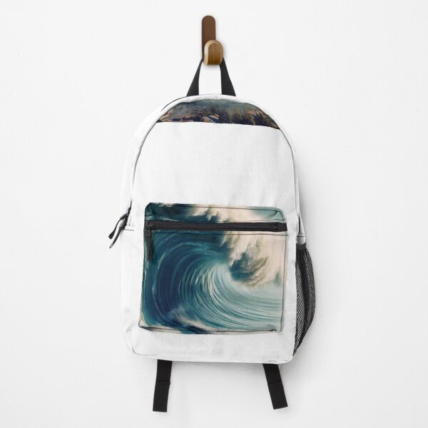 Item preview, ia generate, surfing big giant tsunami wave designed and sold by luiddesigns.