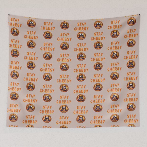 Item preview, stay cheesy pizza lovers designed and sold by La Loca.