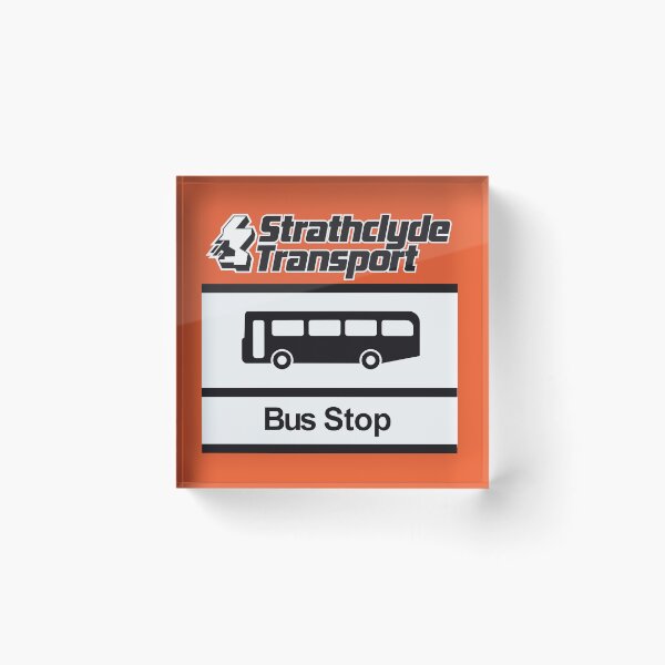 Item preview, Strathclyde Transport Bus Stop designed and sold by RiggzBoson.