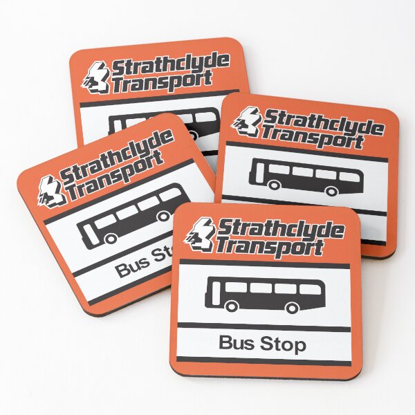 Item preview, Strathclyde Transport Bus Stop designed and sold by RiggzBoson.