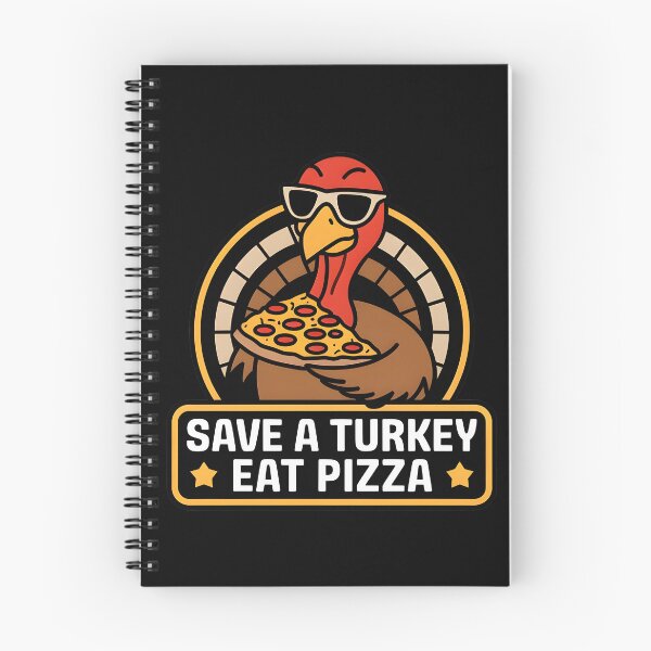 Item preview, Save A Turkey Eat Pizza designed and sold by casualVisions.
