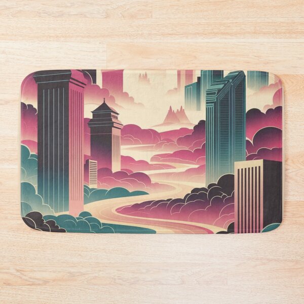 Item preview, Chongqing Vintage Travel Poster designed and sold by TravelerRat.