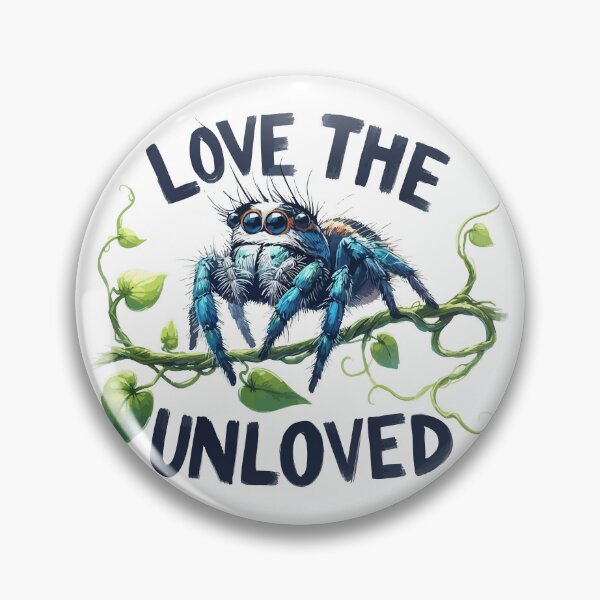 Item preview, Love The Unloved Cute Jumping Spider designed and sold by TomFrontierArt.