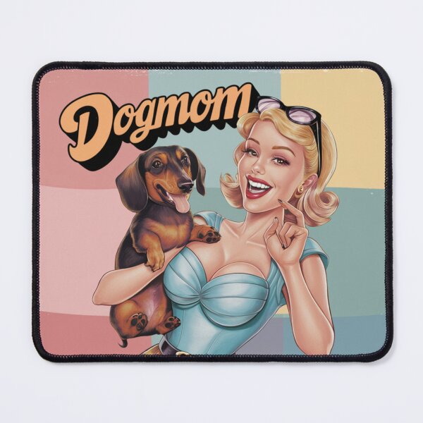 Item preview, Vintage Blonde Dogmom Dachshund Lover Graphic designed and sold by OliviiaBee.