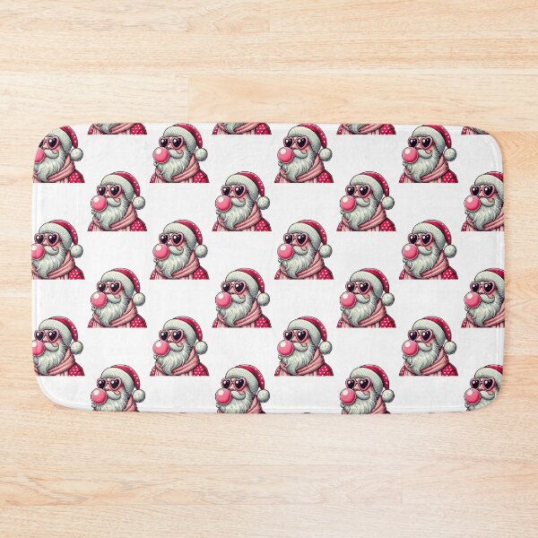 Item preview, Trendy Santa with Heart Sunglasses and Bubble Gum - Fun Christmas Style designed and sold by GemBob Creations.