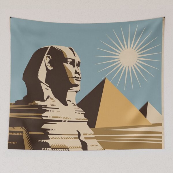 Item preview, Cairo Vintage Travel Poster designed and sold by TravelerRat.