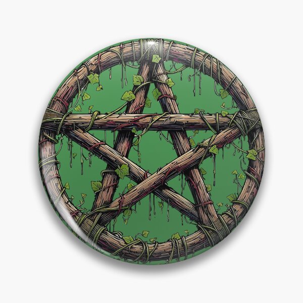 Item preview, Overgrown Pentagram Pentacle designed and sold by RayCrimson.