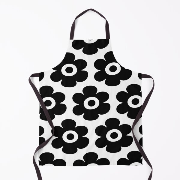 Item preview, Mid Century Modern Floral Pattern Black & White designed and sold by tonymagnerart.