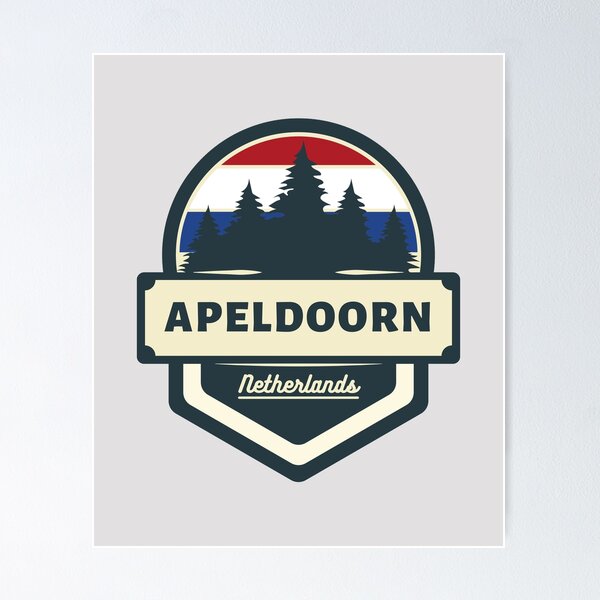 Item preview, Apeldoorn Netherlands Retro Vintage Badge designed and sold by World Designs.