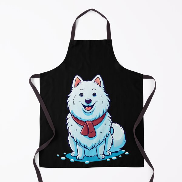 Item preview, Cheerful Samoyed in Snow designed and sold by iwcus.