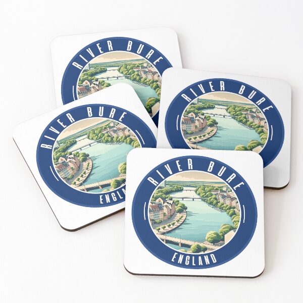 Item preview, Retro River Bure Skyline in England designed and sold by MaateoDesign.
