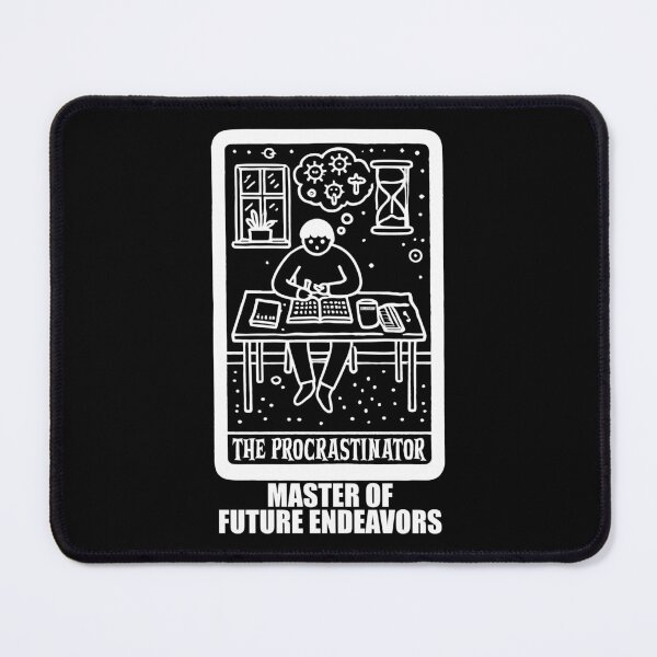 Item preview, Funny Tarot Card The Procrastinator Master of Future designed and sold by TKsTees.