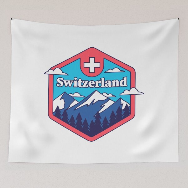 Item preview, Switzerland #1 designed and sold by WhimsyBoutique.