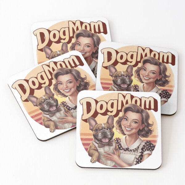 Item preview, Vintage Dog Mom Brunette French Bulldog Graphic designed and sold by OliviiaBee.