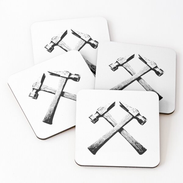 Item preview, Rugged Crossed Hammers designed and sold by MintPixDesigns.