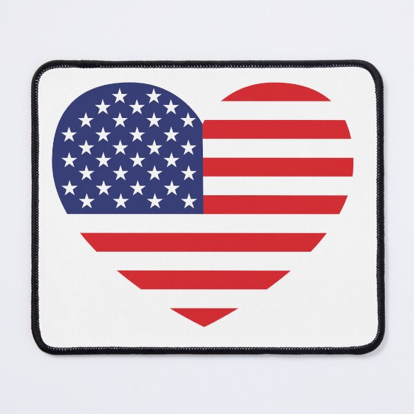 Item preview, Heart of the USA – American Flag Heart designed and sold by tCreative150.