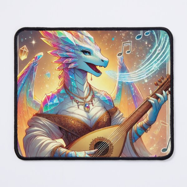 Item preview, Female Crystal Dragonborn Bard designed and sold by Johnny MeatShield.