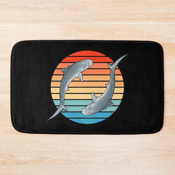 Item preview, Tiger Shark Retro designed and sold by NicGrayGraphic.