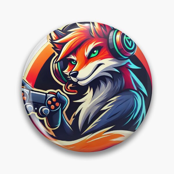 Item preview, Mascot Fox Art Design designed and sold by DesignHub.