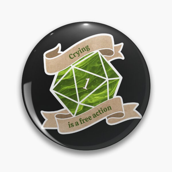Item preview, Crying is a free action Nat1 (Acid) designed and sold by Not A Mimic Creations.