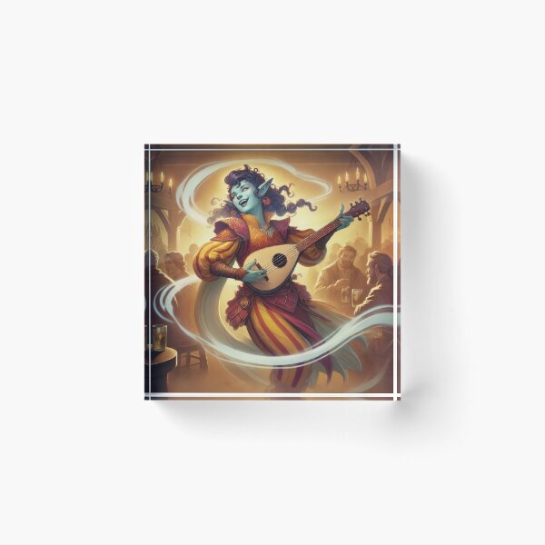 Item preview, Female Air Genasi Bard designed and sold by Johnny MeatShield.