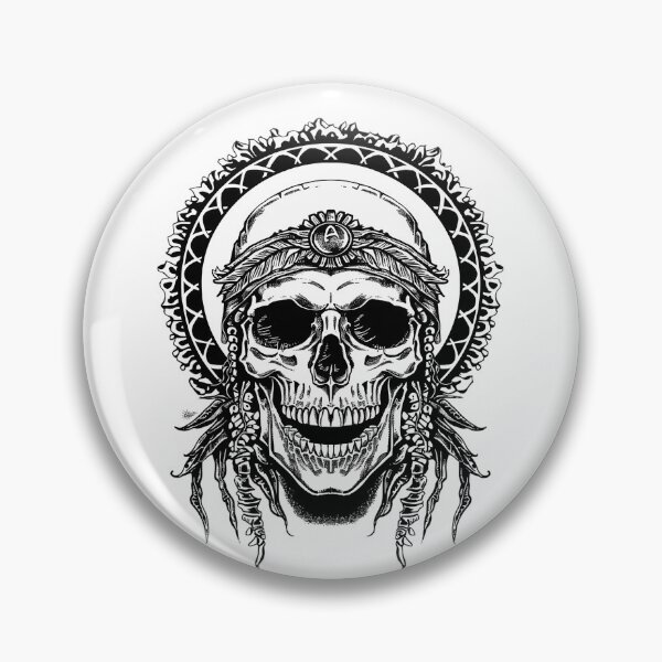 Item preview, Hippy Skull designed and sold by VTcountrydigital.