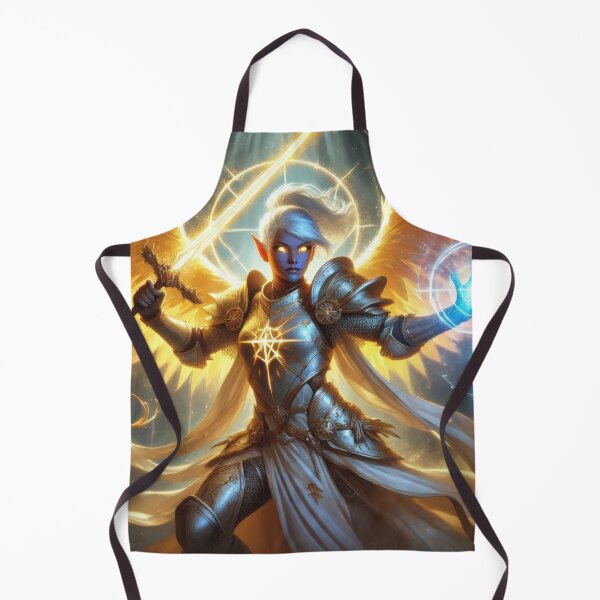 Item preview, Female Aasimar Paladin designed and sold by Johnny MeatShield.